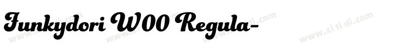 Funkydori W00 Regula字体转换